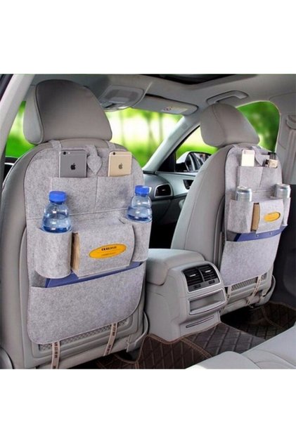 2 Pcs Car Car Seat Back Organizer Organizer Case In-Car Organizer Item Holder Set