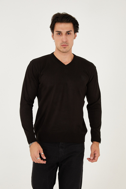 KMKKOMBİN MEN'S V-NECK SPECIAL SWEATER