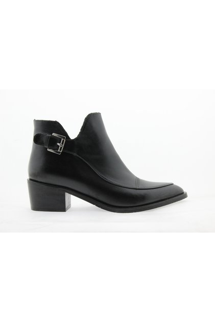 Women's Genuine Leather Black Boots