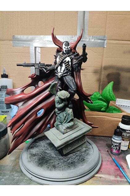 TuransoyCraft Mortal Kombat Spawn Figür Medieval Spawn Figür Büyük