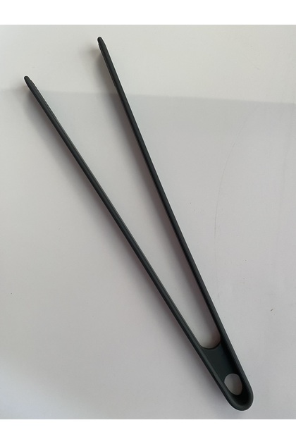 Hard Tip Heat Resistant Fireproof Non-Stick Silicone 28 cm Tongs
