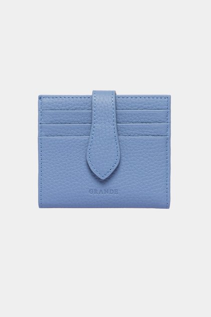 3803 Genuine Real Leather Special Design Wallet for Women and Men Baby Blue