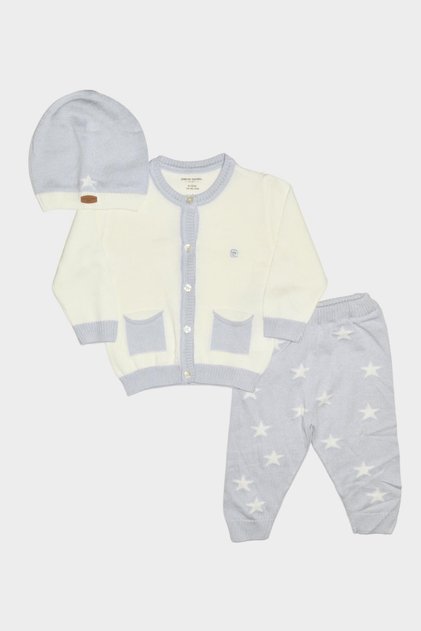 Starry Knitwear Baby & Kids 3-Piece Top-Bottom Set 303955