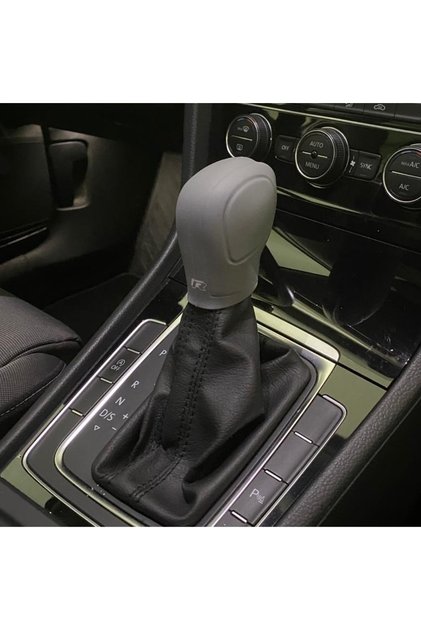 Vw Polo Dsg Silicone Gear Shift Knob Case Gray R Logo