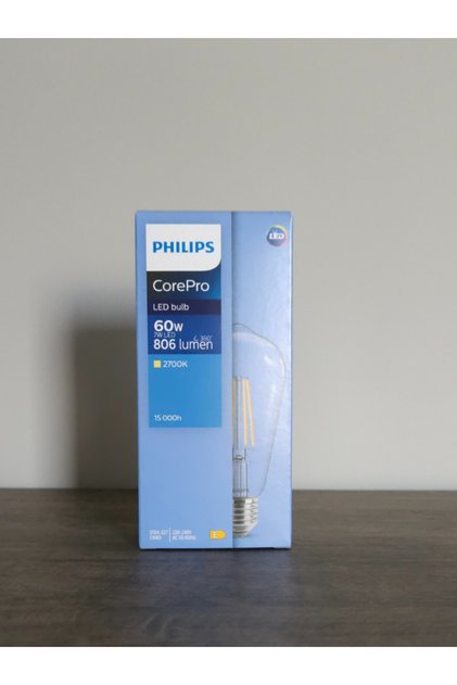 CorePro E27 lamba 7W-60 W 806 Lümen Gözyaşı Şekli, açık, Sarı Işık 2700K