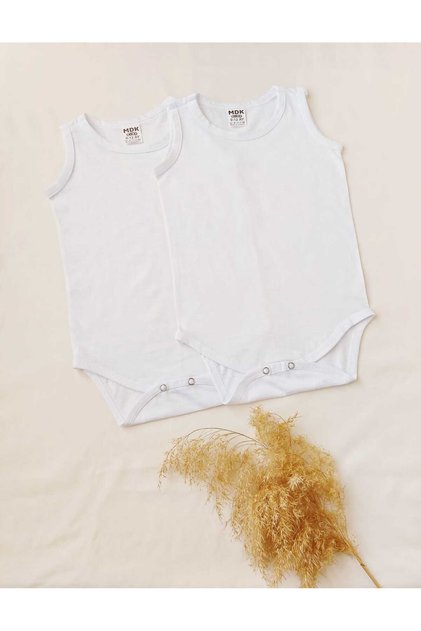 Mdk Shoping 100% Cotton 2-Piece Baby Athlete Bodysuit