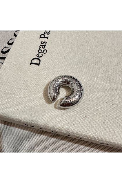 الصلب محكم مزدوج هوب الغضروف حلق Earcuff