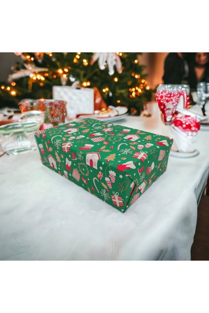 Italian Premium Christmas Gift Wrapping Wrapping Paper Roll No:566C 70*200 cm