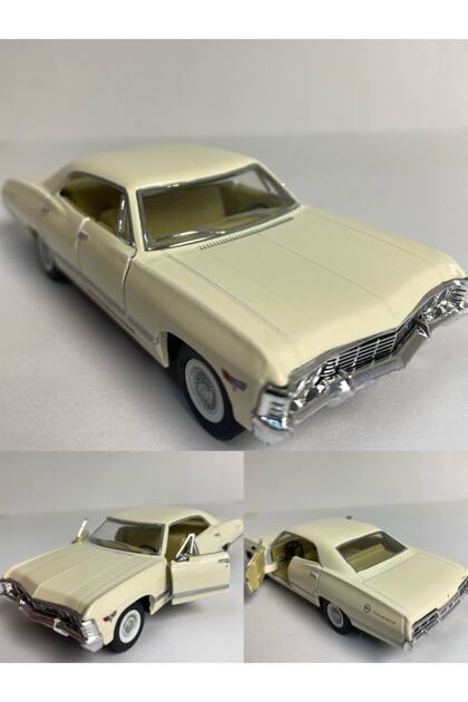 Diecast metal Oyuncak Araba 1957 Chevrolet Impala Orijinal 1:36
