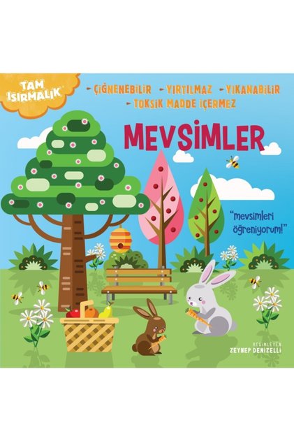 Mevsimler Yırtılmayan Yıkanabilir Çiğnenebilir Yırtılmaz Kitap