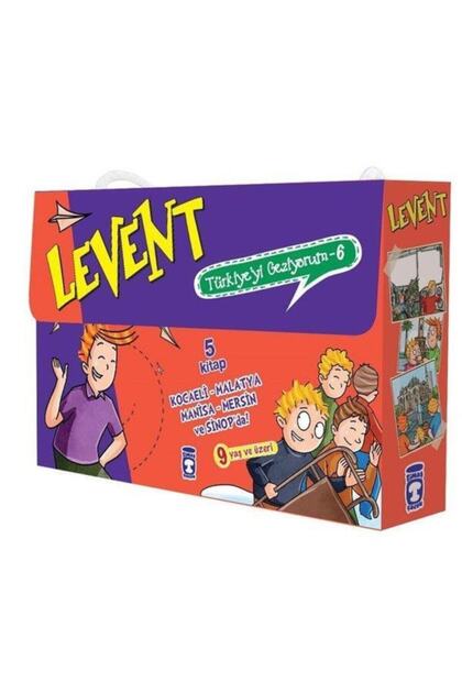 Levent Türkiye'yi Geziyorum 6 Seti 5 Kitap Takım Mustafa Orakçı