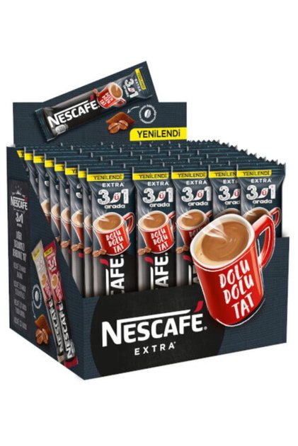 3 Ü 1 Arada Bol Kahveli 48'li (48x16,5gr=792 gr)