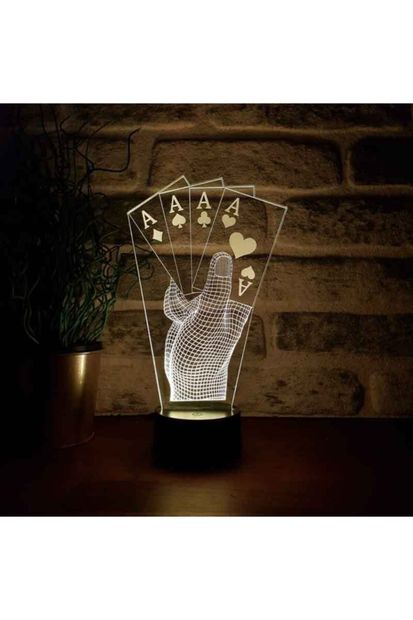 BY-LAMP Poker Lamba Tasarımı (7 Farklı Işık Rengi) - 5