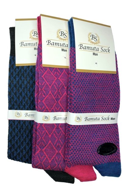 Jacquard Socks Seamless 3 Pieces