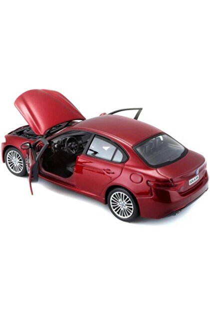 Genel Markalar Alfa Romeo Giulia Model Araba 1/24 Ölçek - Kırmızı