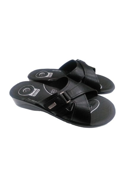 Women's Black Orthopedic Slippers 4 Points