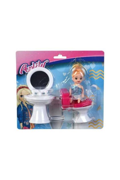 Kartela Anlily Klozetli Lavabolu Bebek Set