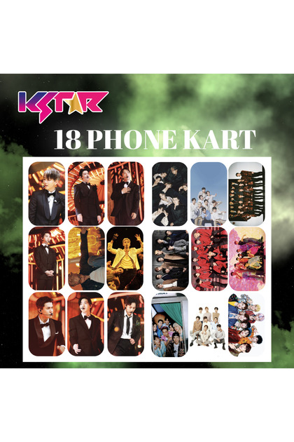 KSTAR Exo Promo Albüm (POSTER - STİCKER - FOTOKART) Kpop - Fiyatı