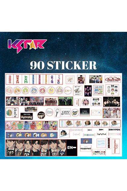 KSTAR Enhypen Promo Album - Kpop Poster, Sticker and Photo Card