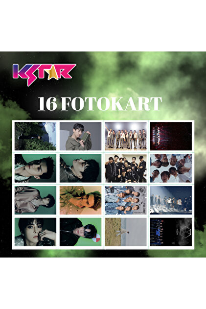KSTAR Exo Promo Albüm (POSTER - STİCKER - FOTOKART) Kpop - Fiyatı