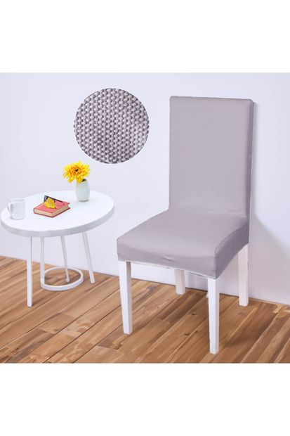 Faiend Balpeteği Desen Likra Kumaşlı Tüylenmez Yikanabilir Sandalye Örtüsü Sandalye Kılıfı Yeni Model Tekli - 1