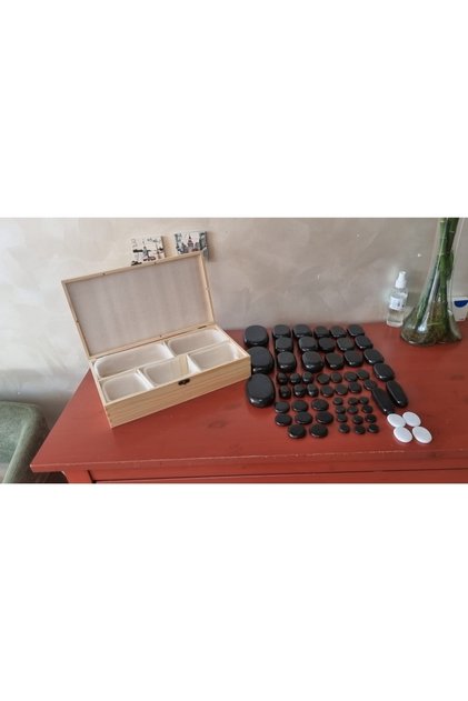 Spa Sıcak Taş Masaj Seti Ve Isıtıcı