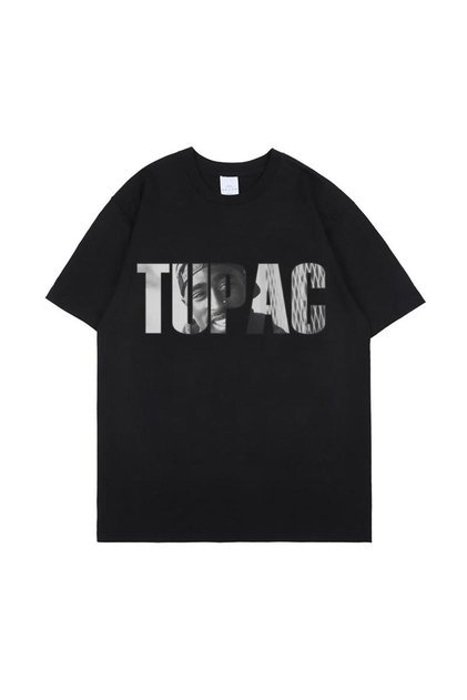 Тениска с хип-хоп мотив на Тупак 2пак