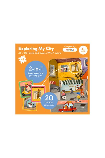 Exploring My City: 2-in-1 Puzzle Ve Tahmin Oyunu