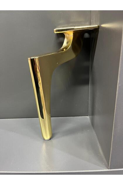 Emaks Elegant Metal Leg 14cm Gold Color Armchair TV Unit Dresser Cabinet Pouf Bedside Table Modern Furniture Leg Gold- Trendyol Emaks Elegant Metal Leg 14cm Gold Color Armchair TV Unit Dresser Cabinet Pouf Bedside Table Modern Furniture Leg Gold- Trendyol