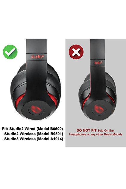 MRSTOYS Beats Studio 2 Studio 3 Uyumlu Kulaklık Pedi Kulaklık