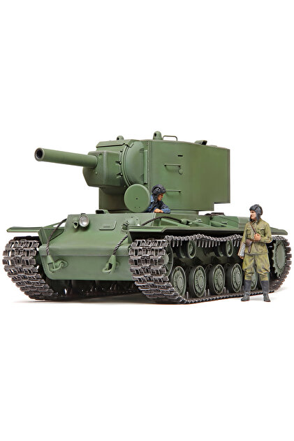 TAMIYA 1/35 Russian KV-2 Plastik Tank Maket Kiti, Demonte Hobi