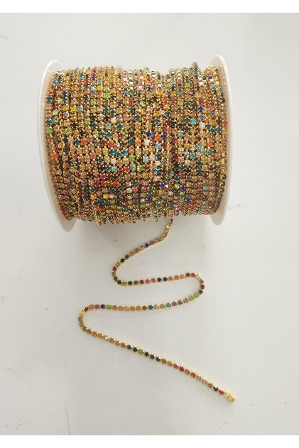 Row Stone -Gold Colored 3 Meters