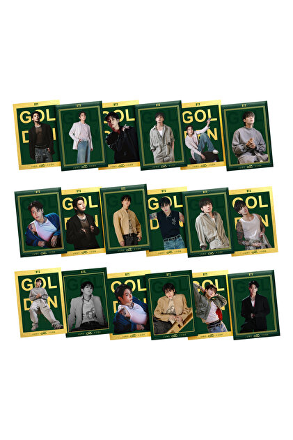 Güneş Kırtasiye BTS Jungkook Golden 18 Adet Fotokart Set - Fiyatı