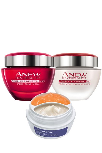 Anew Reversalist Gece Gündüz Yüz Kremi ve Lift İkili Göz Çevresi Bakım Paketi