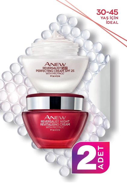 Anew Reversalist Gündüz Kremi SPF25 50ml + Anew Reversalist Gece Kremi 50ml Seti