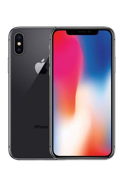 Apple iPhone X ブラック 本体 Apple Yenilenmiş iPhone X 64 GB Uzay Grisi Cep Telefonu (12 Ay