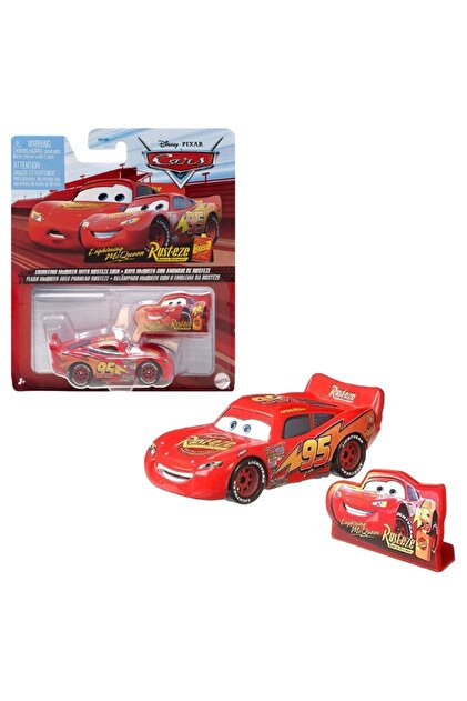 Mattel Cars Tekli Karakter Araçlar Lighnting McQueen With Rusteze