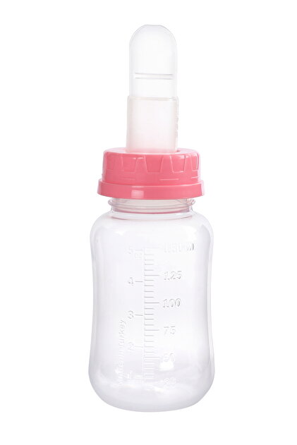 Yenidoğan Besleme Aparatı Kaşıklı Biberon 150 ml Pembe