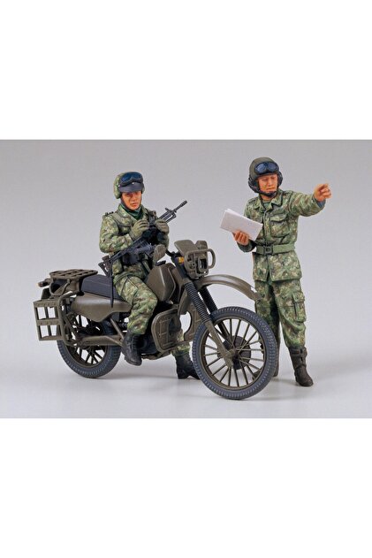 TAMIYA 1/35 Jgsdf Motorcycle Reconnaissance Set Plastik Askeri