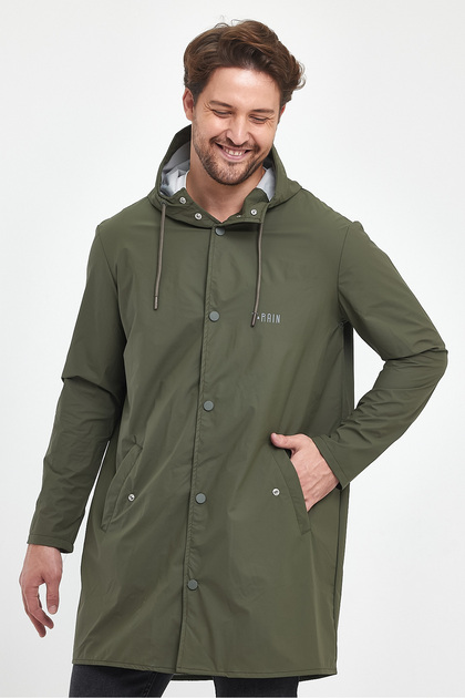 Stay Dry Khaki Men's Raincoat