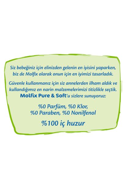 Molfix Pure&Soft 4 Beden Maxi Aylık Fırsat Paketi 112 Adet + Evony Maske 10'lu Hediyeli - 6