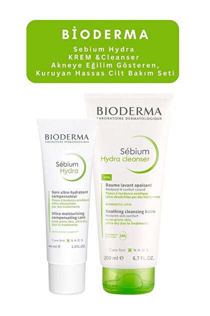 Bioderma Sebium Hydra Akne Bakım | Akneye Eğilim Gösteren, Kuruyan