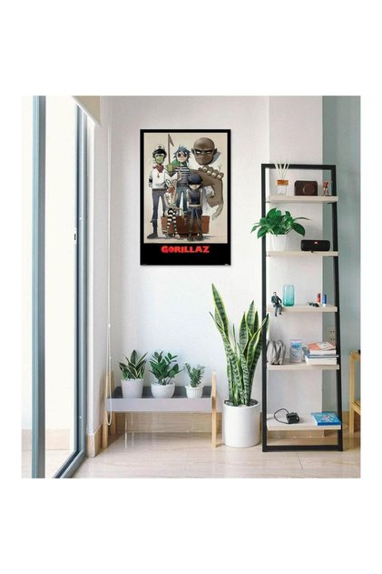 Gorillaz Rock Müzik Duvar Posteri - Çerçevesiz