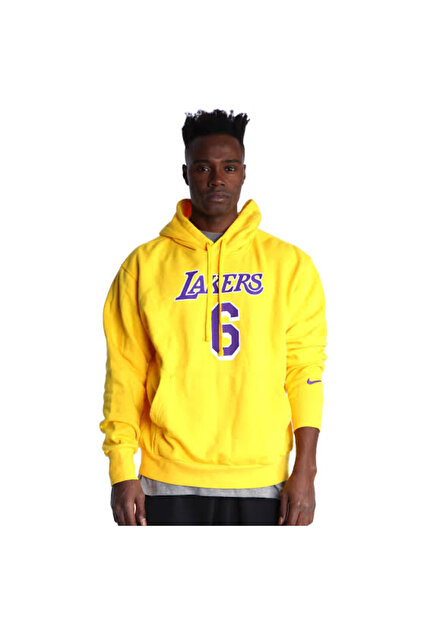 Nike Los Angeles Lakers Pullover Fleece Essential Erkek Sweatshirt