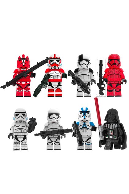 8 Adet Uyumlu Yapı Taşları star wars seti