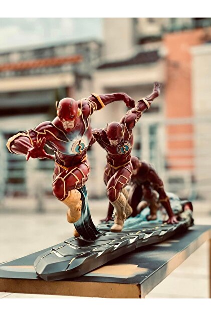TuransoyCraft DC Flash Figür 3'lü Flash Masaüstü Dekoratif Obje