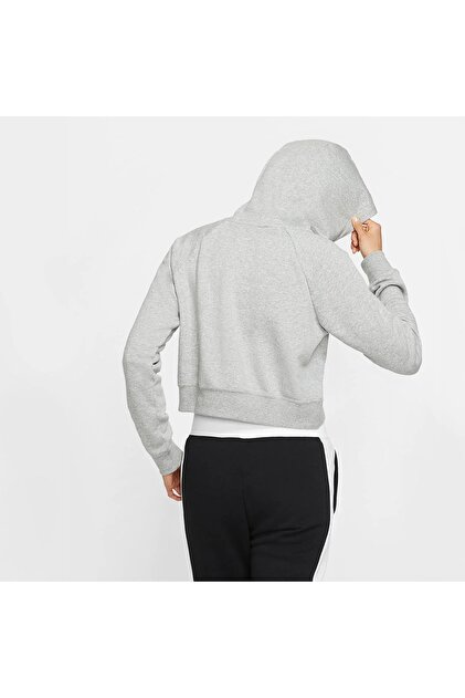 nike sportswear essential cropped hoodie
