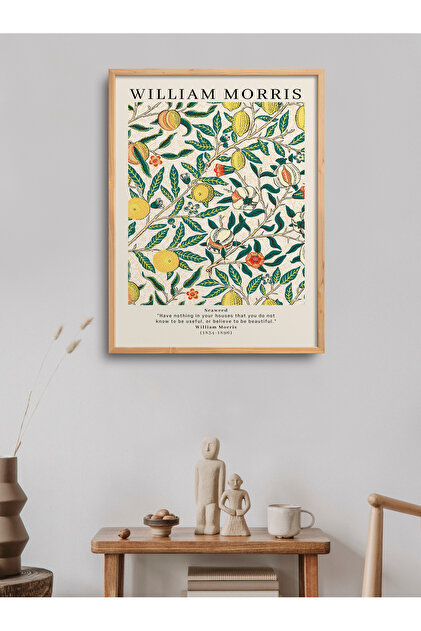 HOMEPACK Çerçeveli Tablo William Morris Serisi Poster Tablo TK/201