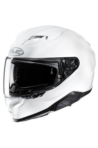 F71 Kapalı Motosiklet Kaskı Beyaz