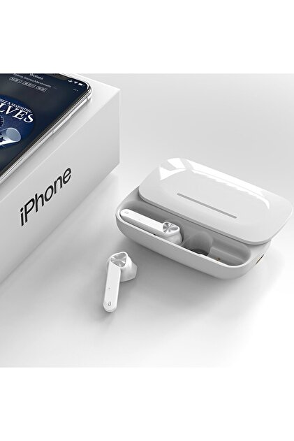 Torima Beyaz V5.0 Stereo Dokunmatik  Be36 Bluetooth Kablosuz Kulaklık - 5